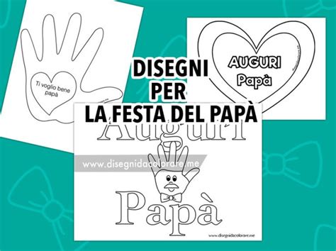 Disegni Per La Festa Del Papà Disegni Da Colorare