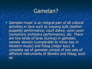 Gamelan | PPT