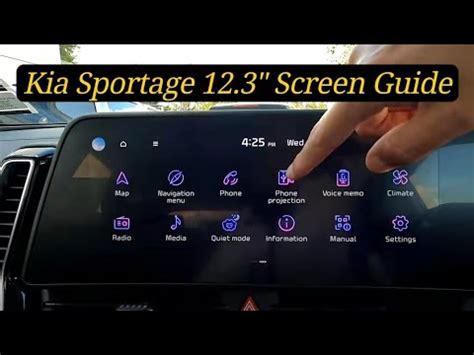 How To Kia Detailed Guide For 2023 Kia Sportage 12 3 Infotainment