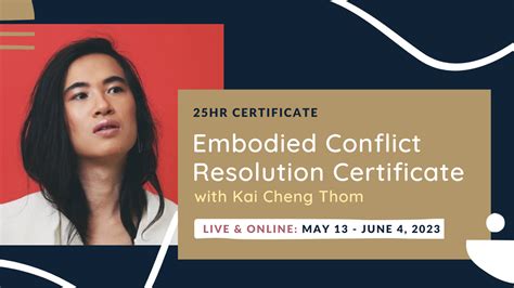 EMBODIED CONFLICT RESOLUTION CERTIFICATE | THE EMBODY LAB