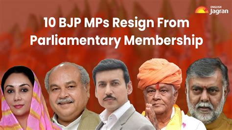 Elections 2023: Why BJP MPs Who Secured Wins In State Assembly Polls ...