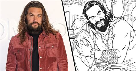 You Can Now Buy A Jason Momoa Coloring Book To Ease Your Stress