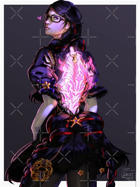 Bayonetta Sticker For Sale By Riicemochii Redbubble