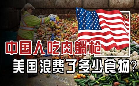 美国：中国应该少吃肉？又拿“环保”说话，美国浪费了多少食物？ 哔哩哔哩 Bilibili