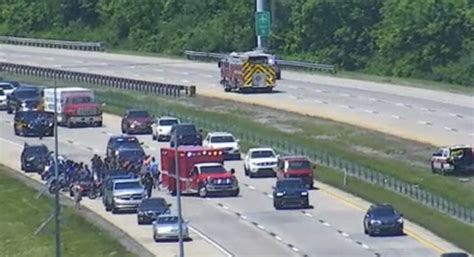 Update All Lanes Of I 495 Nb Reopened After Motorcycle Crash First