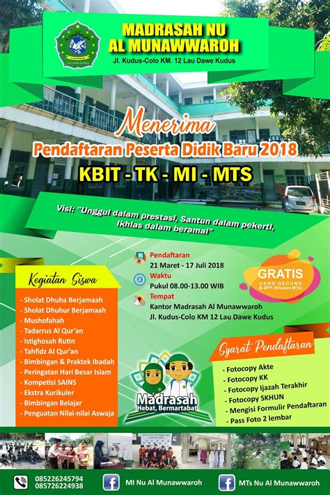 Desain Baner Baliho Spanduk Brosur Ppdb Psb Smp Sma Smk 20182019