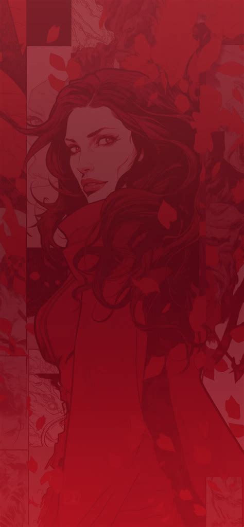 Marvel Scarlet Witch Red Wallpapers Scarlet Witch Wallpaper K