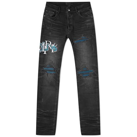 Amiri Mx1 Cny Dragon Jeans Faded Black End Us