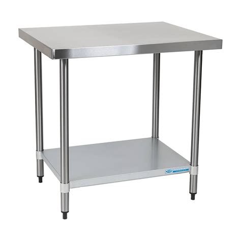 Economy 430 Grade Stainless Steel Flat Bench 900 x 700 x 900mm high ...