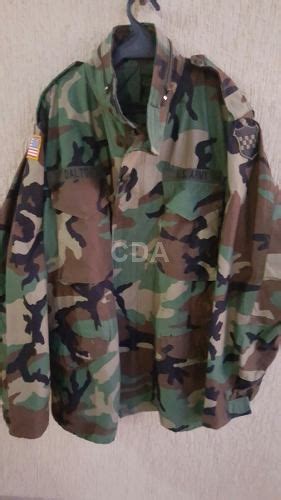 Jaqueta Militar Americana M Woodland Large Regular V M Cat Logo