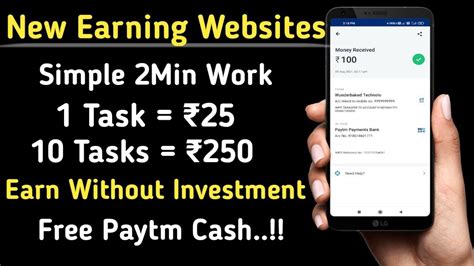 Complete Task Earn Money Earn Without Investment New Earning