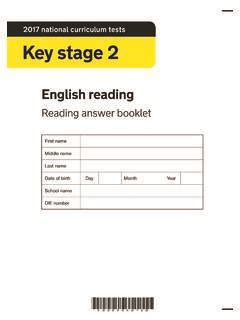 Reading Answer Booklet - SATs Papers Guide / reading-answer-booklet ...