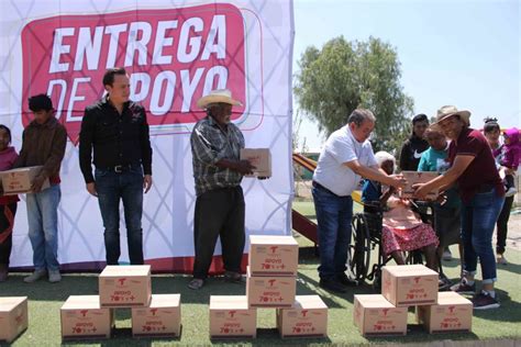 Mier Ba Uelos Entrega Apoyos Alimentariosprobiem En Tecamachalco