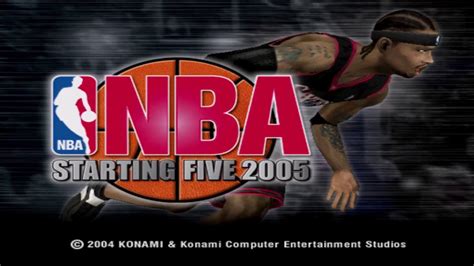 Nba Starting Five 2005 Ps2 Intro Japan Youtube