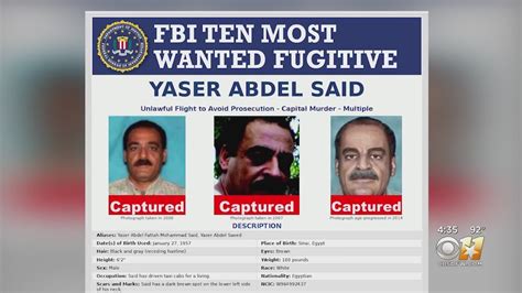 Fbi Captures 10 Most Wanted Fugitive Yaser Said In North Texas Youtube