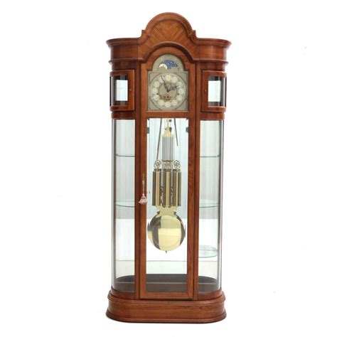 8 Photos Ridgeway Grandfather Clock Curio Cabinet And Review Alqu Blog