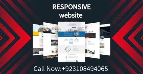 responsive website Template | PosterMyWall