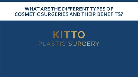 What are the Different Types of Cosmetic Surgeries and Their Benefits ...