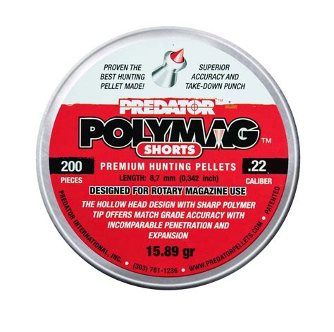 Jsb Predator Polymag Shorts Mm Pellets Farm Cottage Brands