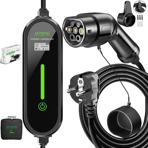 Morec Type 2 Ev Chageur 3 6kw Chargeur Voiture Electrique Cable De