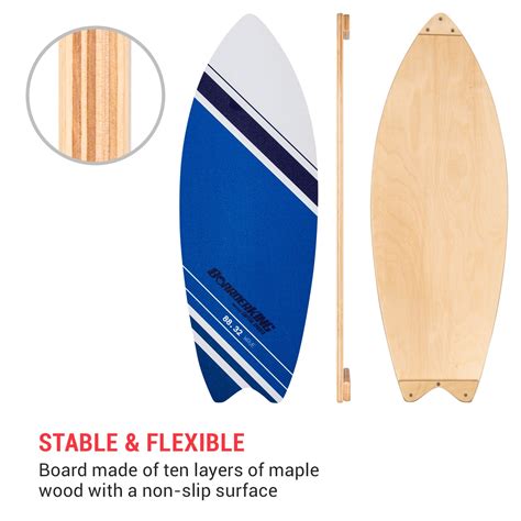 Indoorboard Wave Planche D Quilibre Tapis Rouleau Bois Li Ge Linear