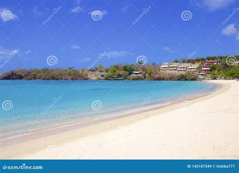 Morne Rouge Beach in Grenada, Caribbean Stock Image - Image of tropical ...