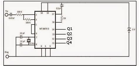 Dtmf Decoder Circuit Diagram Explanation