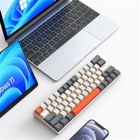 Gaming Mechanical Keyboard 68 Keys Hot Swappable Gamer Keyboard For Computer Laptop Lazada