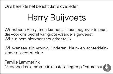 Henricus Bernardus Johannes Harry Buijvoets 29 11 2010