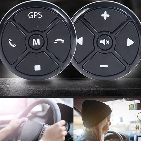 Universal Car Steering Wheel Control Key Music Wireless Dvd Gps