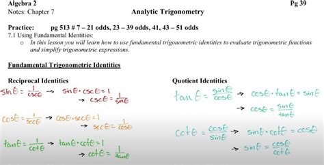 Using Fundamental Trig Identities Channels For Pearson , 55% OFF