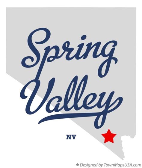 Map of Spring Valley, NV, Nevada