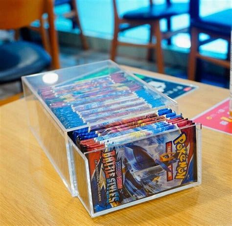 Pok Mon Display Cases Etb Booster Pack Dispenser Frame Pop