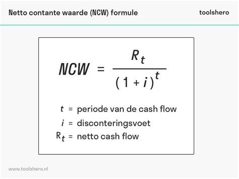 Netto Contante Waarde Berekenen De Uitleg Toolshero