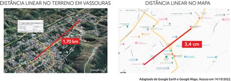 1 UEL Na cartografia a escala é a relação matemática entre as