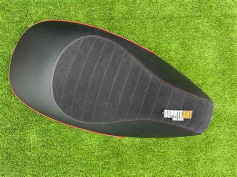 Promo Jok Sprint Carbon Single Seat Original Piaggio Vespa Sprint