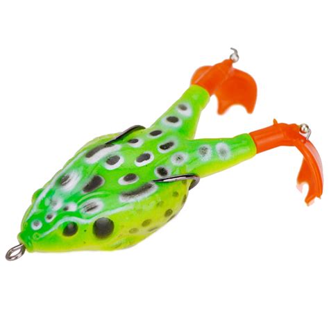 Aqyk Soft Frog Bait Double Propellers Legs D Eyes Cm Lifelike