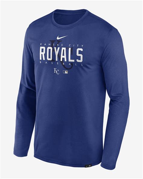 Nike Dri FIT Team Legend MLB Kansas City Royals Men S Long Sleeve T