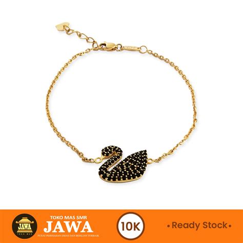 Jual Gelang Bracelet Emas Swan Kadar K Toko Mas Jawa Shopee Indonesia