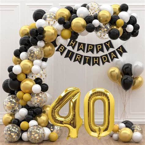 Decoration Anniversaire 40 Ans Arche Ballon Anniversaire Deco 40 Ans