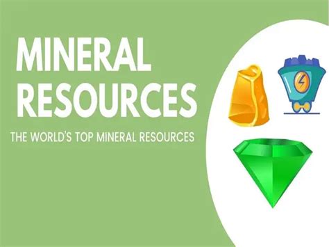 The 5 World's Top Mineral Resources Tips And Their Benefits ...