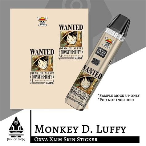 Monkey D Luffy Oxva Xlim Skin Sticker STICKER ONLY DEVICE IS NOT