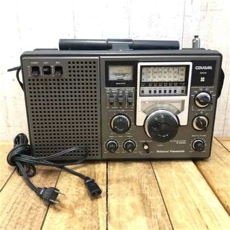 National Panasonic Rf Shortwave Radio Fm Mw Sw Very Rare Vintage