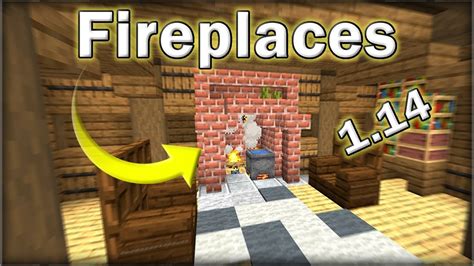 Minecraft Fireplace Tutorial