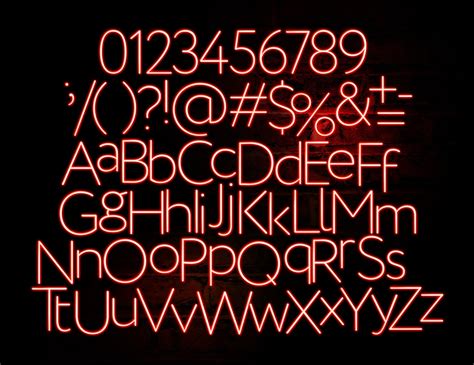 Neon Alphabet Clipart Neon Font Neon Letters Clipart Neon | Etsy