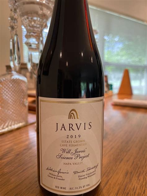 2021 Jarvis California Winery Cabernet Franc Will Jarvis Science