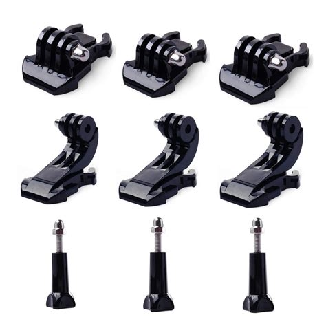 J Hook Buckle Mount Kit For Gopro Vertical Surface J Hook Buckle Clip