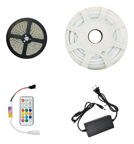 Kit Para Letrero Neonflex Segunda Generaci N Led Pixel Rgbi Meses Sin