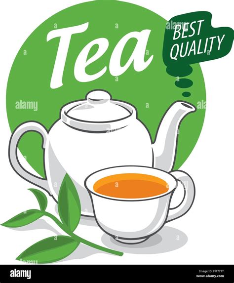 vector logo tea Stock Vector Image & Art - Alamy