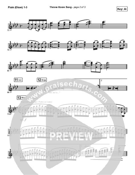 Throne Room Song Flute Oboe Sheet Music Pdf Charity Gayle Praisecharts